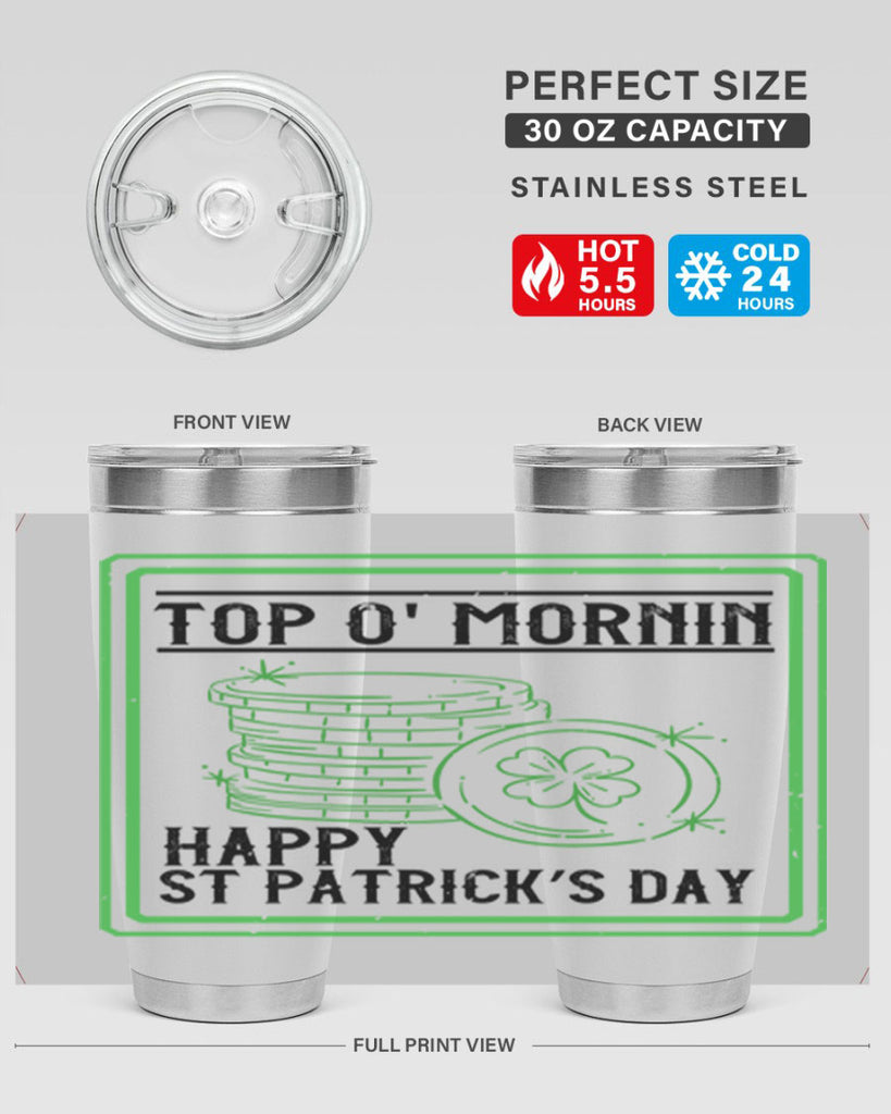 top o mornin happy st patrick’s day Style 8#- St Patricks Day- Tumbler