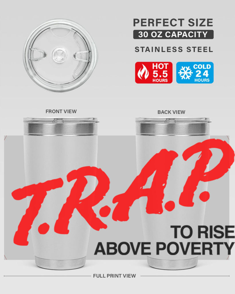 trap 17#- black words phrases- Cotton Tank