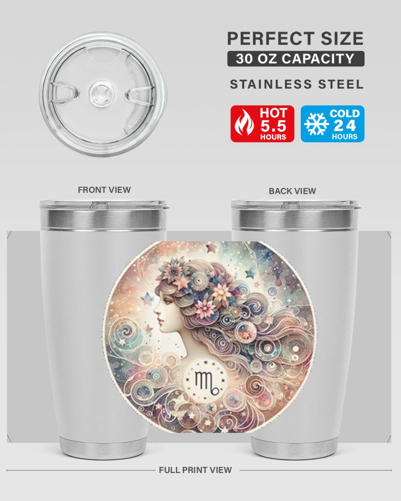 virgo 556#- zodiac- Tumbler