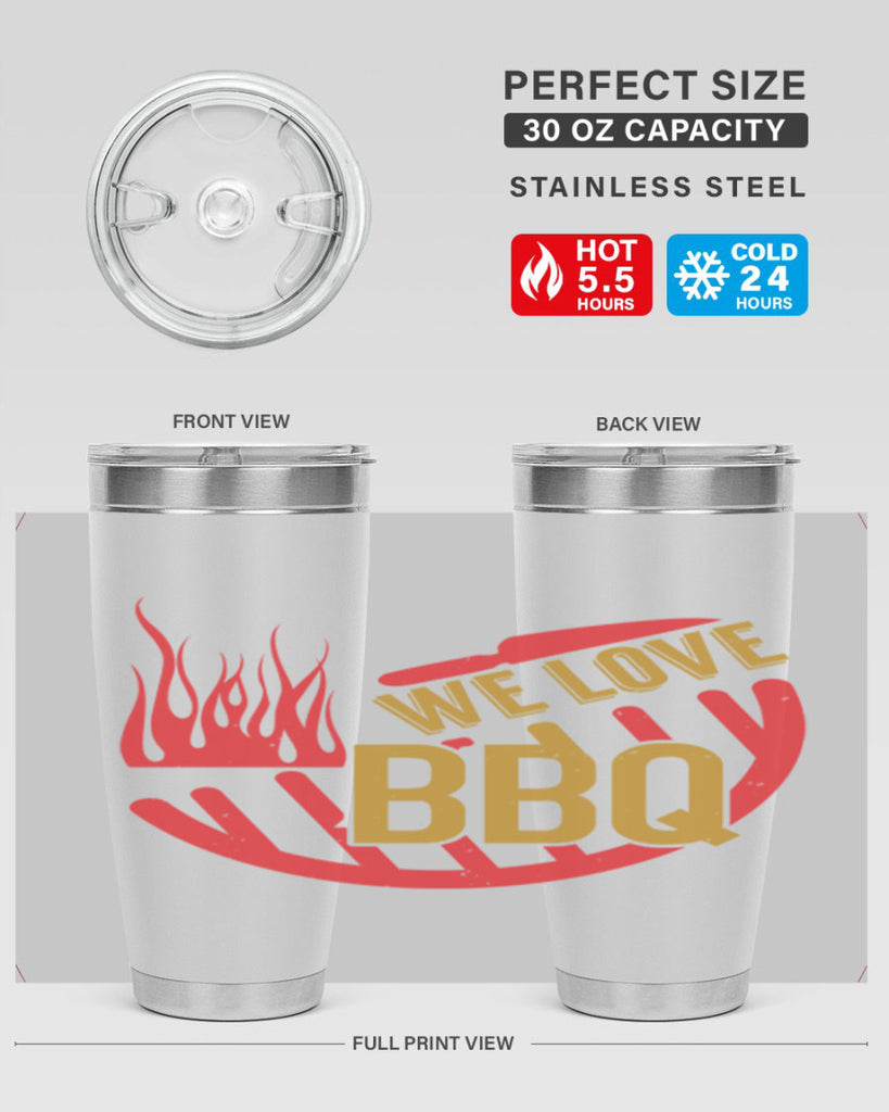 we love bbq 7#- bbq- Tumbler