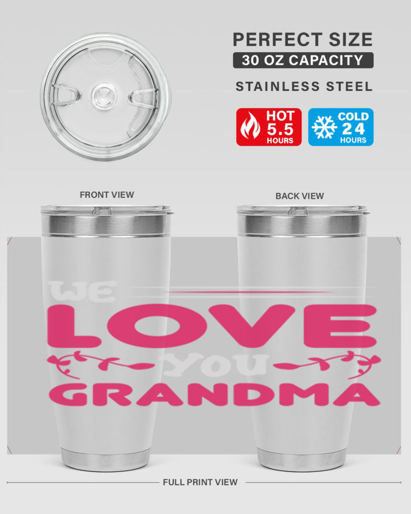 we love you grandma 27#- mom- Tumbler