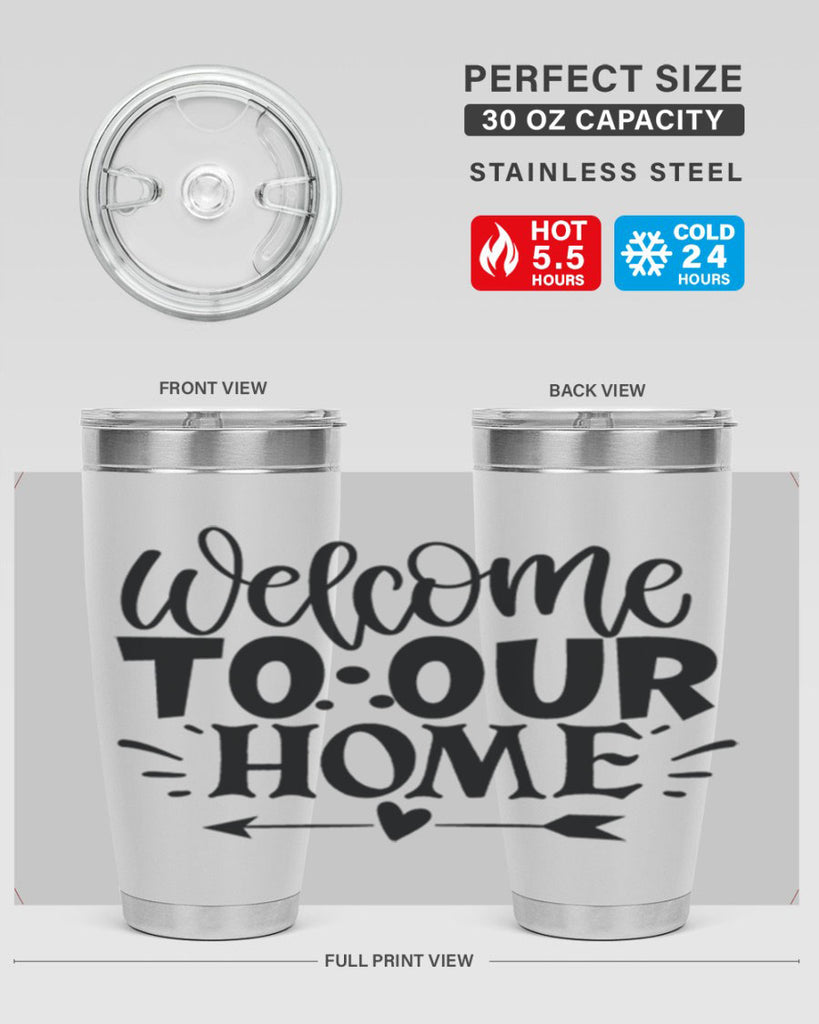 welcome to our home 11#- family- Tumbler