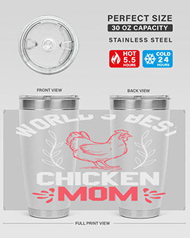 world’s best chicken mom Style 1#- chicken- Tumbler