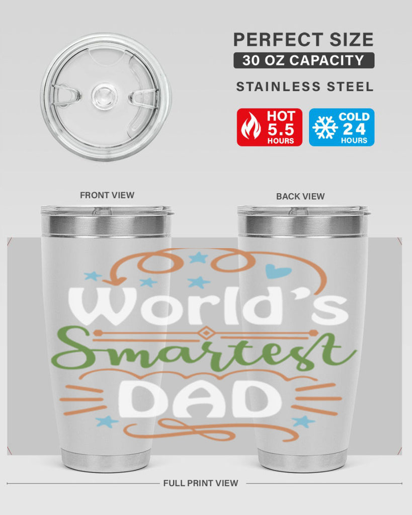 world’s smartest dad 2#- fathers day- Tumbler