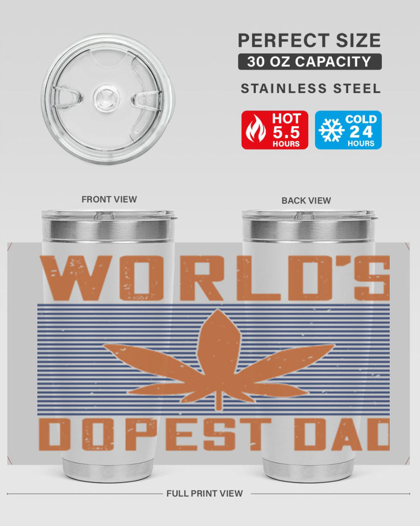 worlds dopest dad 148#- fathers day- Tumbler