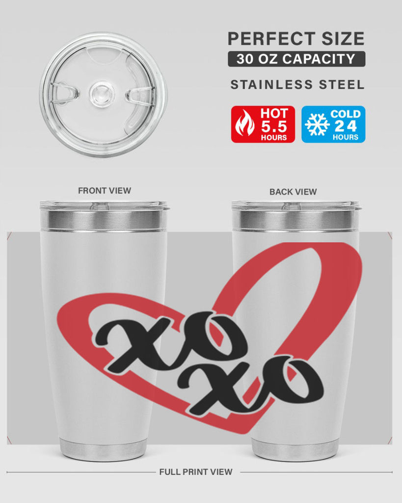 xoxo 11#- valentines day- Tumbler