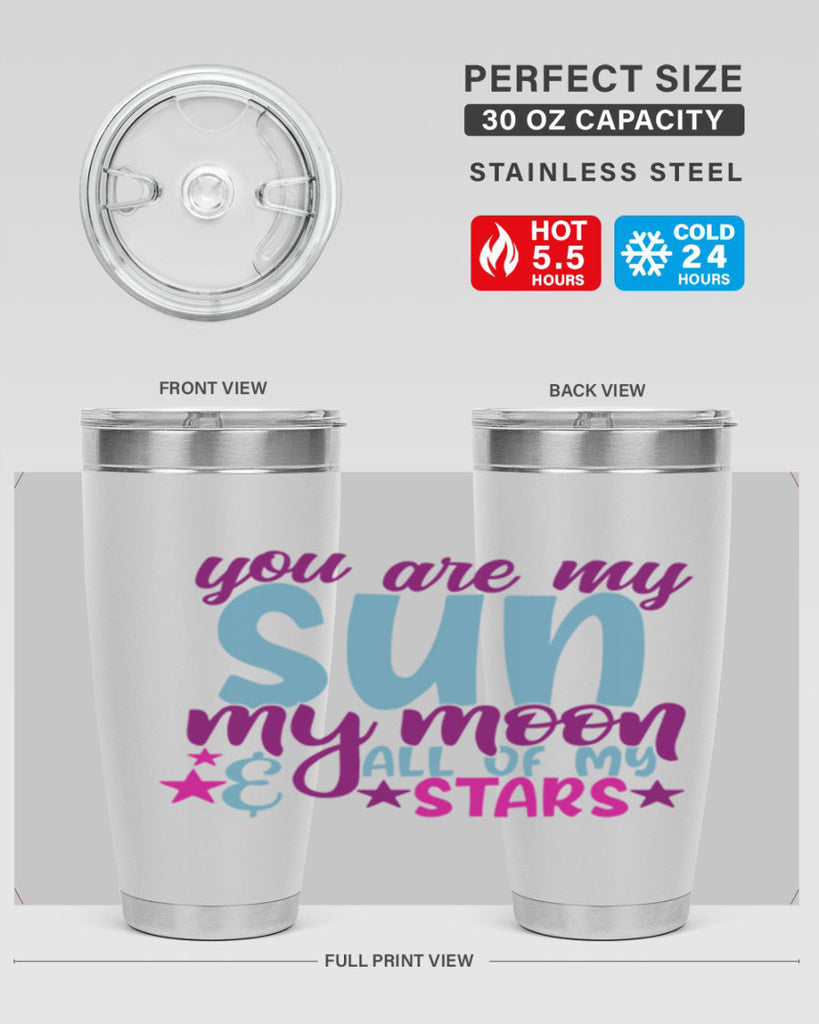 you are my sun my moon all of my stars 6#- family- Tumbler
