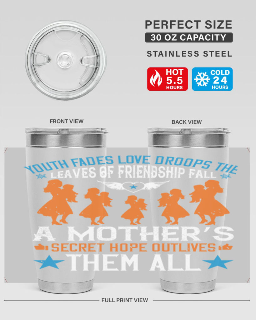 youth fades love droops 9#- mothers day- Tumbler