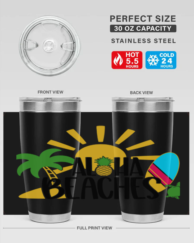 Aloha Beaches Style 55#- summer- Tumbler