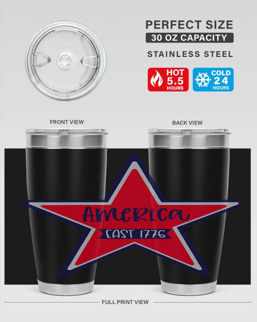 America East Style 144#- Fourt Of July- Tumbler
