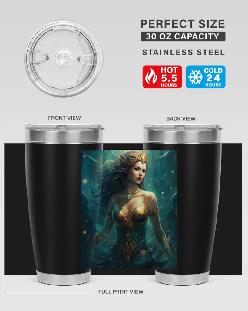 Aquarius 52#- zodiac- Tumbler