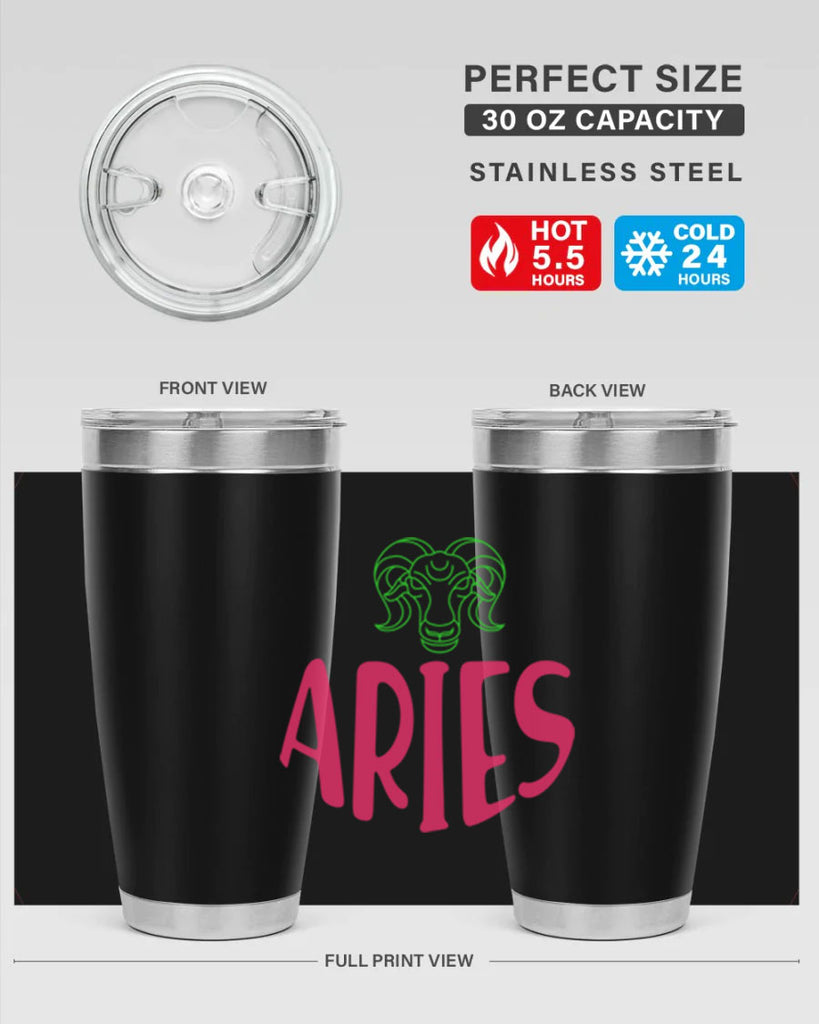 Aries 101#- zodiac- Tumbler