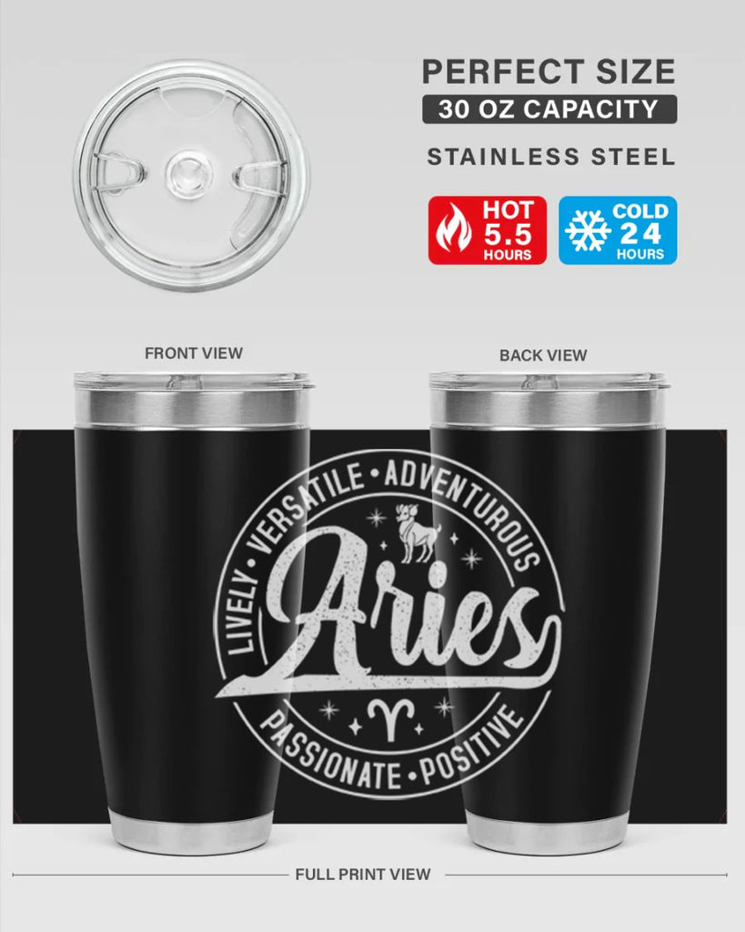 Aries 103#- zodiac- Tumbler