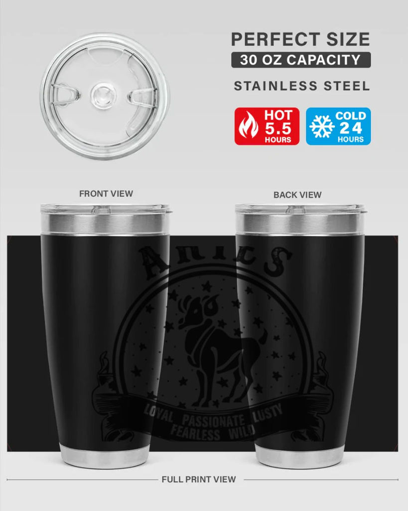 Aries 1#- zodiac- Tumbler