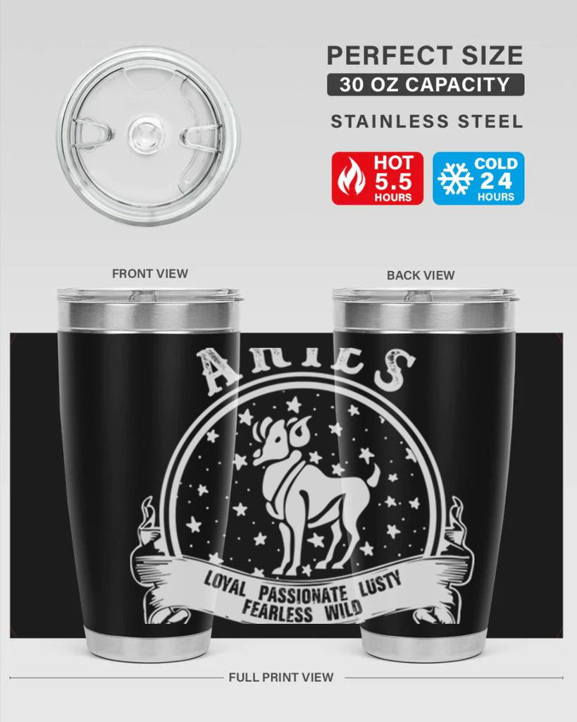 Aries 2#- zodiac- Tumbler