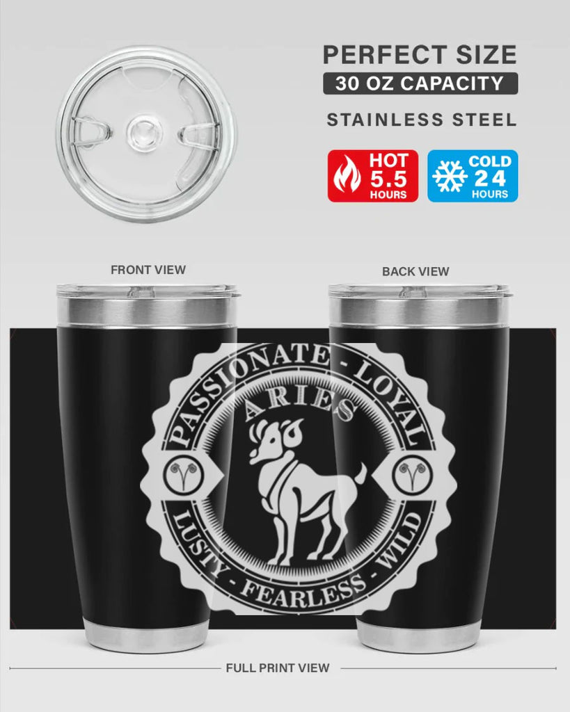 Aries 4#- zodiac- Tumbler