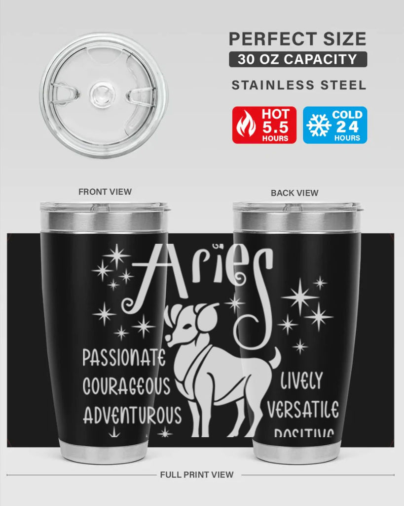 Aries 99#- zodiac- Tumbler