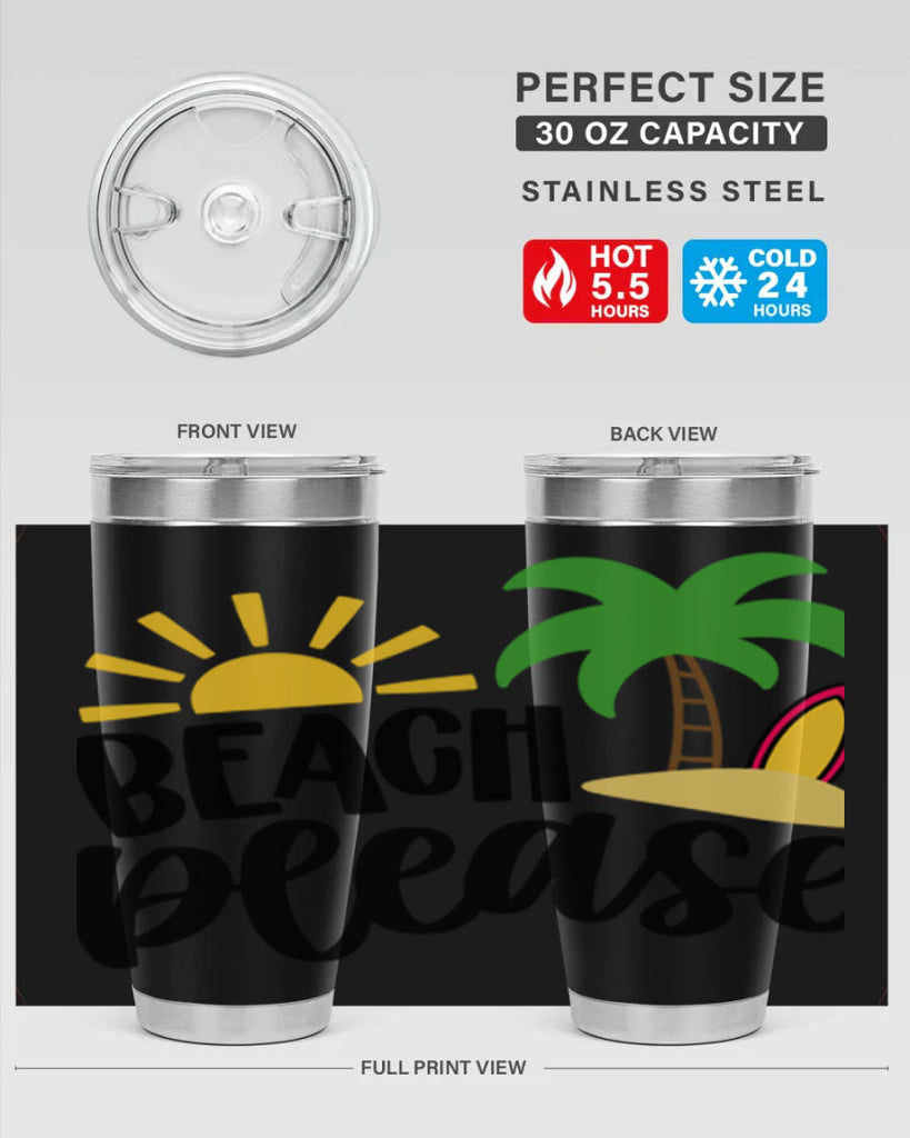 Beach Please Style 51#- summer- Tumbler