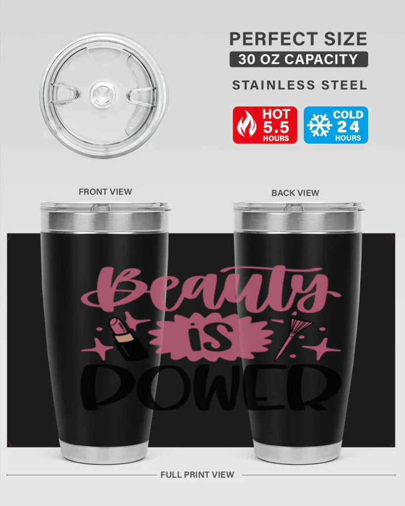 Beauty Is Power Style 135#- make up- Tumbler
