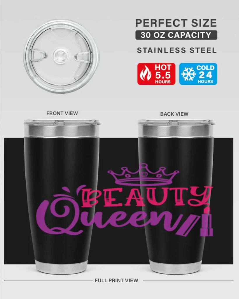 Beauty Queen Style 250#- make up- Tumbler