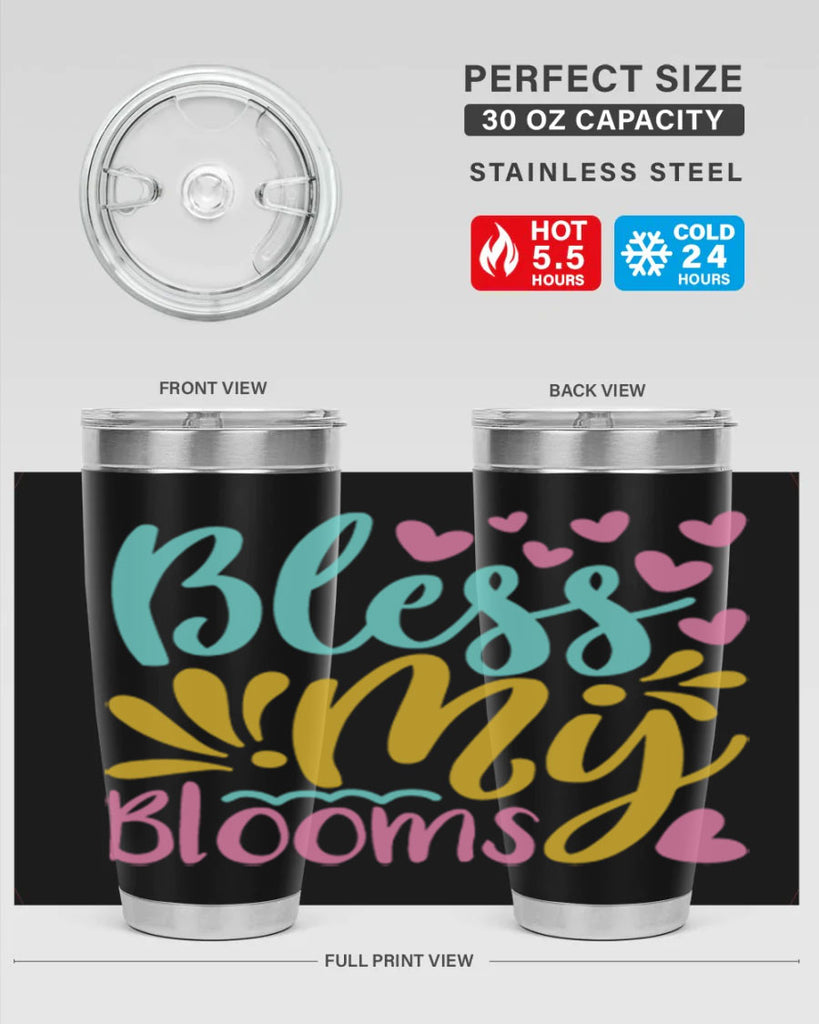 Bless my blooms Style 69#- summer- Tumbler