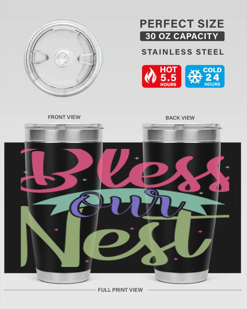 Bless our nest 49#- spring- Tumbler