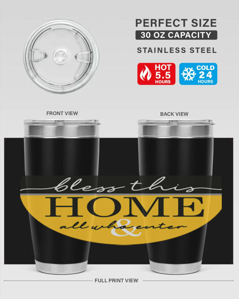 Bless this Home and all57#- spring- Tumbler