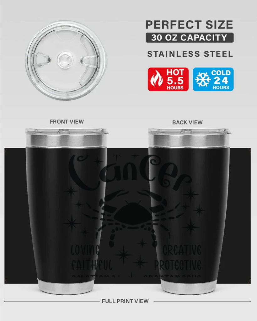 Cancer 144#- zodiac- Tumbler