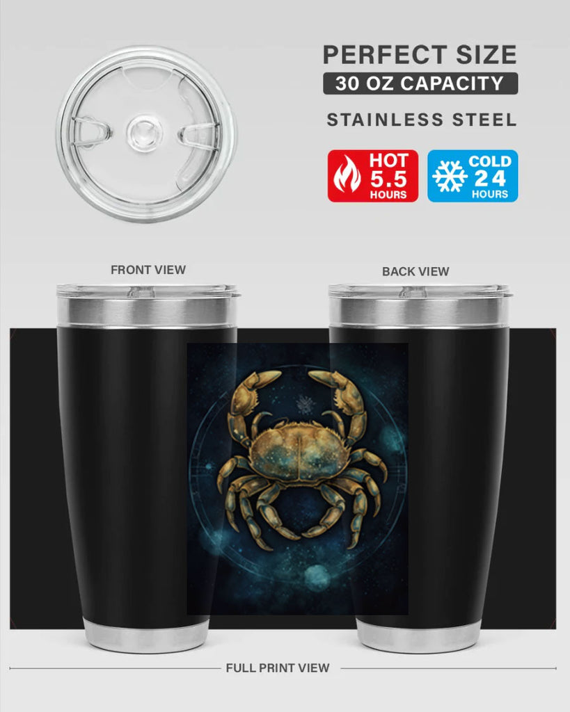 Cancer 57#- zodiac- Tumbler