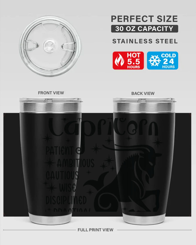 Capricorn 182#- zodiac- Tumbler