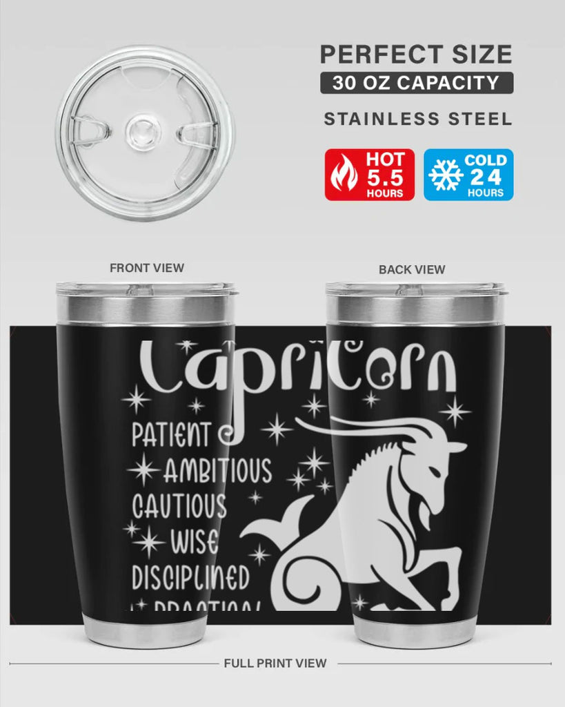 Capricorn 186#- zodiac- Tumbler