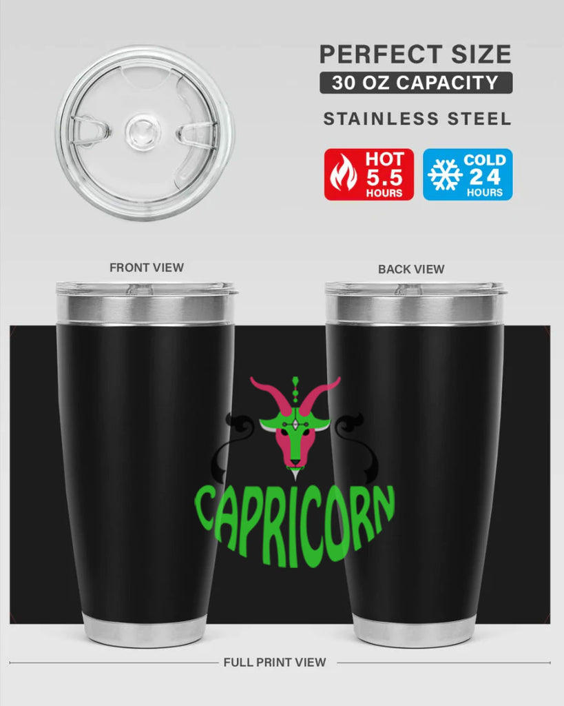 Capricorn 189#- zodiac- Tumbler