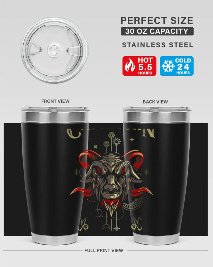 Capricorn 198#- zodiac- Tumbler