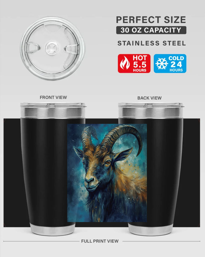 Capricorn 37#- zodiac- Tumbler