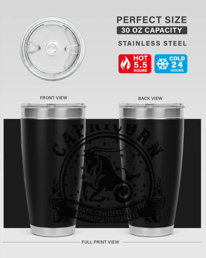 Capricorn 38#- zodiac- Tumbler