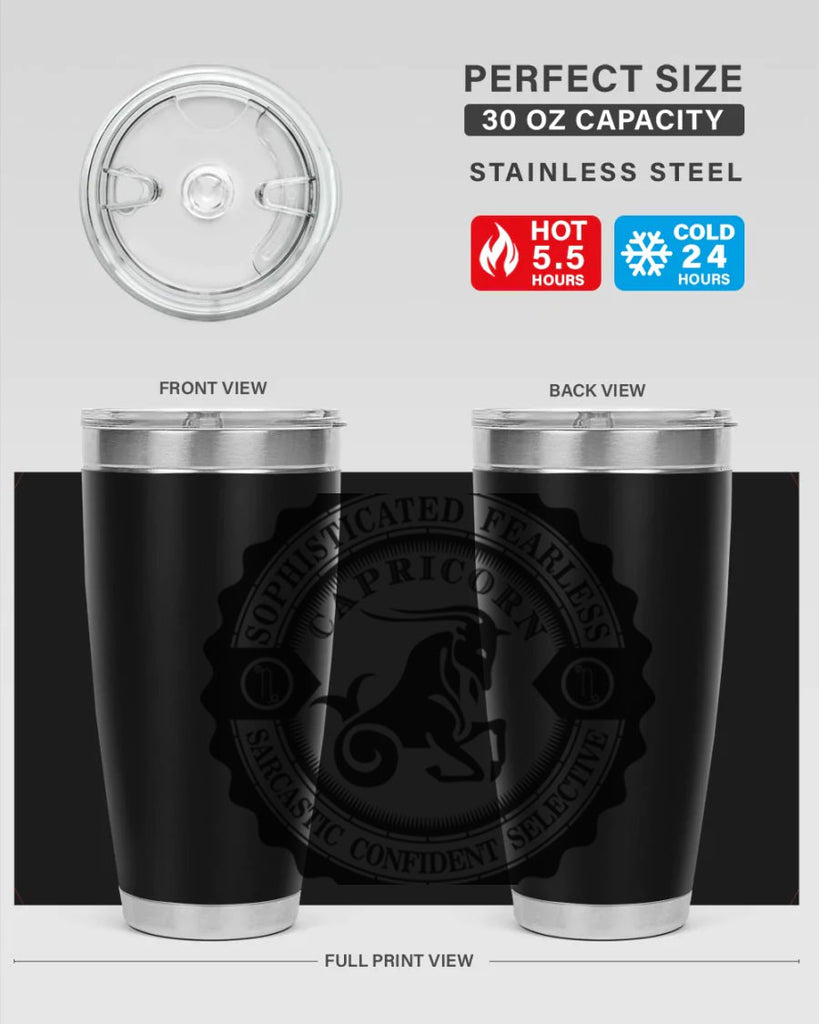 Capricorn 40#- zodiac- Tumbler