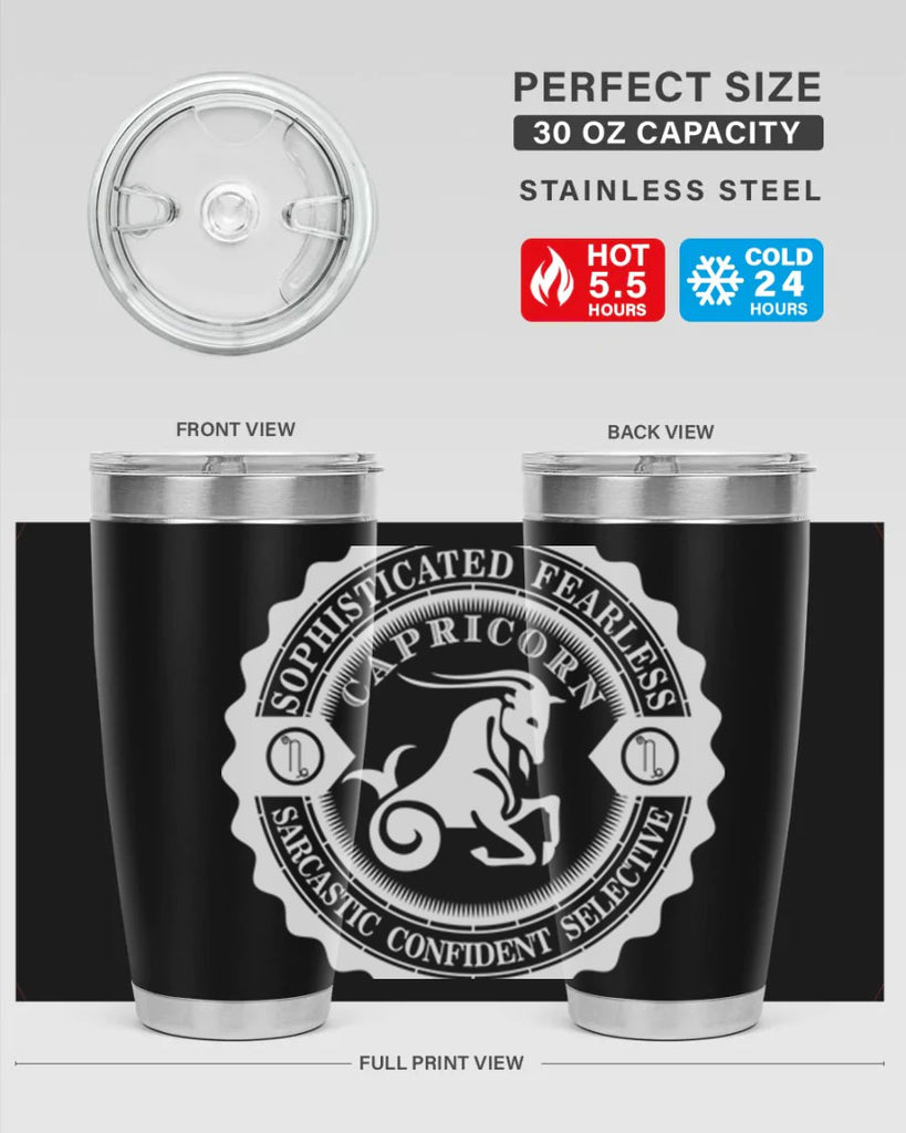 Capricorn 41#- zodiac- Tumbler