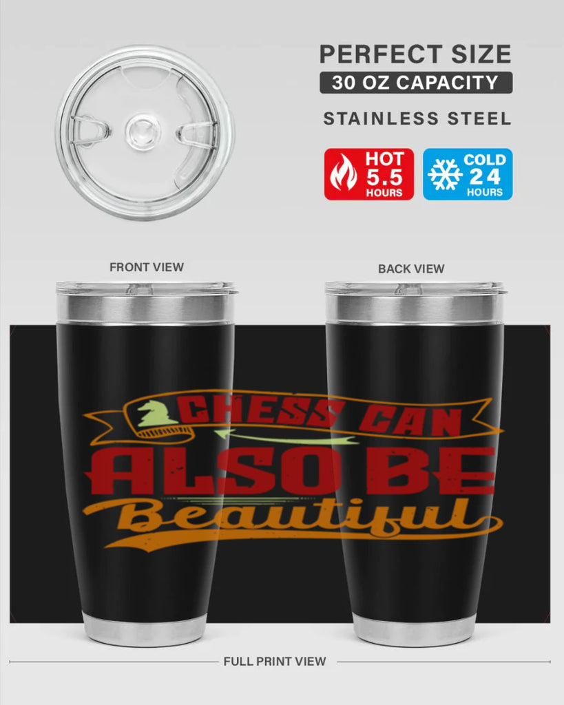 Chess can also be beautiful 28#- chess- Tumbler