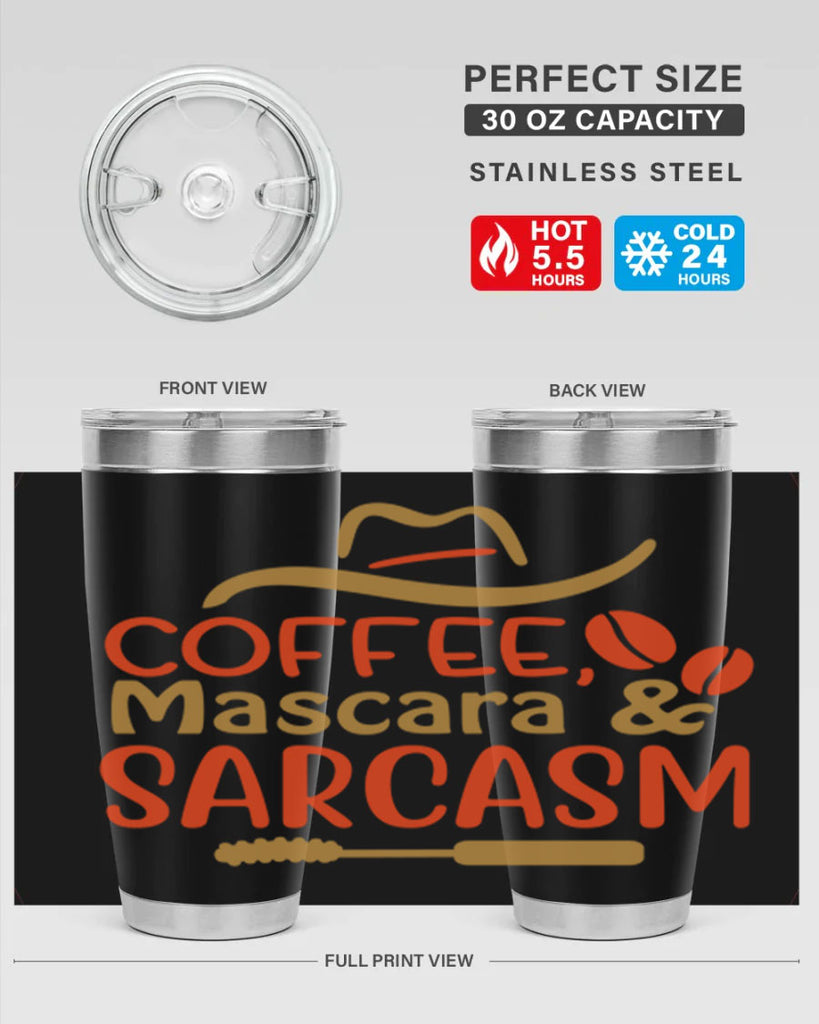 Coffee Mascara Sarcasm 21#- fashion- Cotton Tank