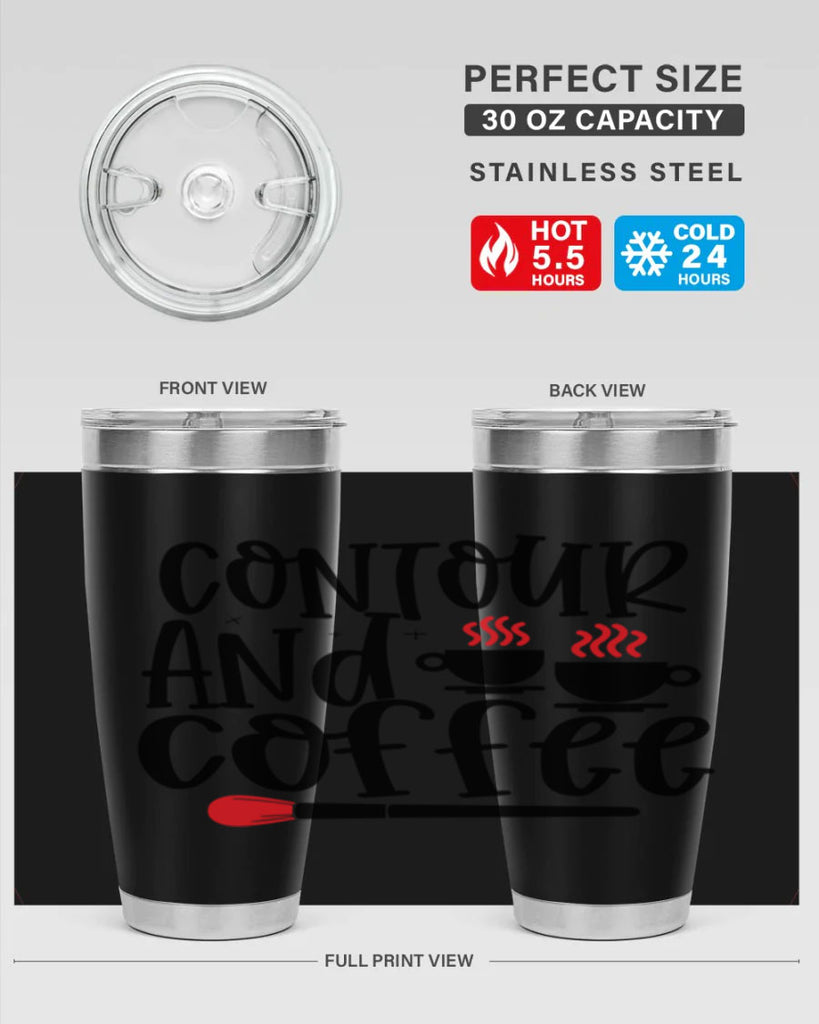 Contour And Coffee Style 242#- make up- Tumbler