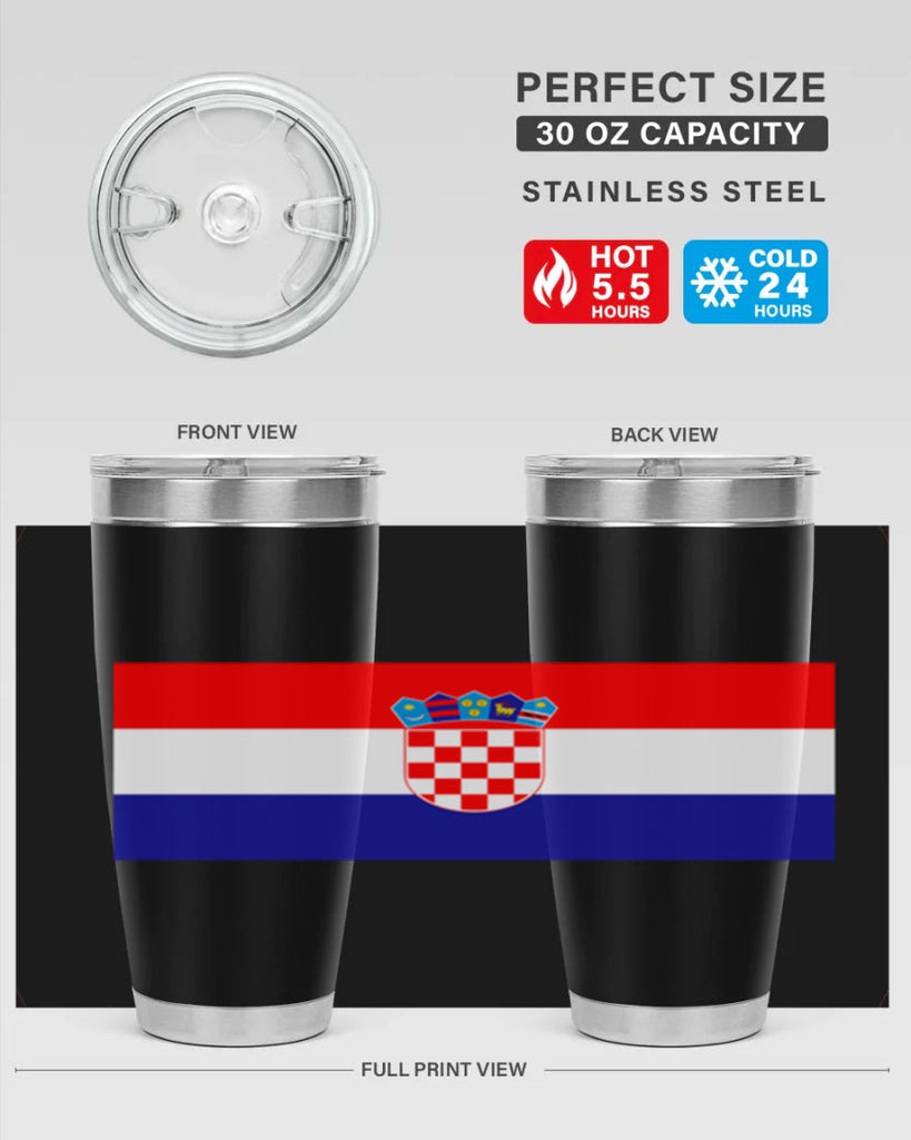 Croatia 155#- world flags- Tumbler