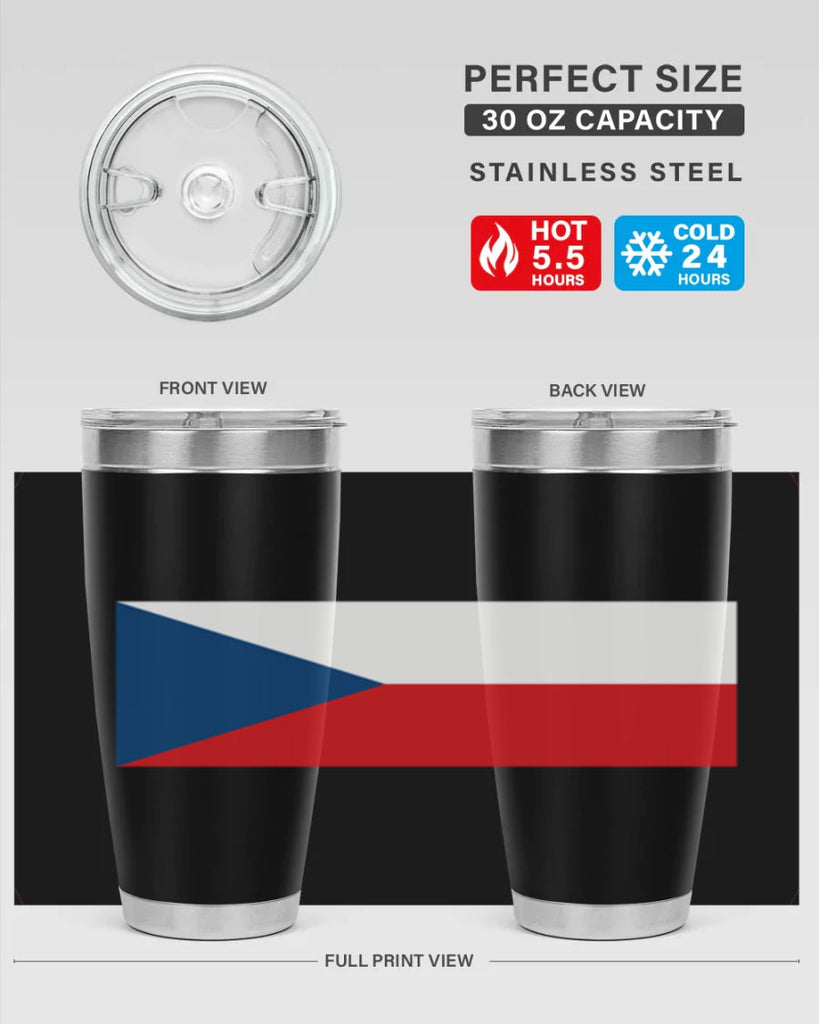 Czechia 152#- world flags- Tumbler