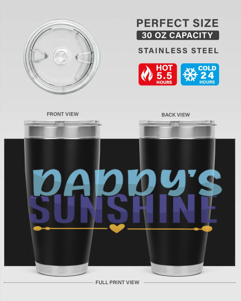 Daddys Sunshine 19#- dad- Tumbler