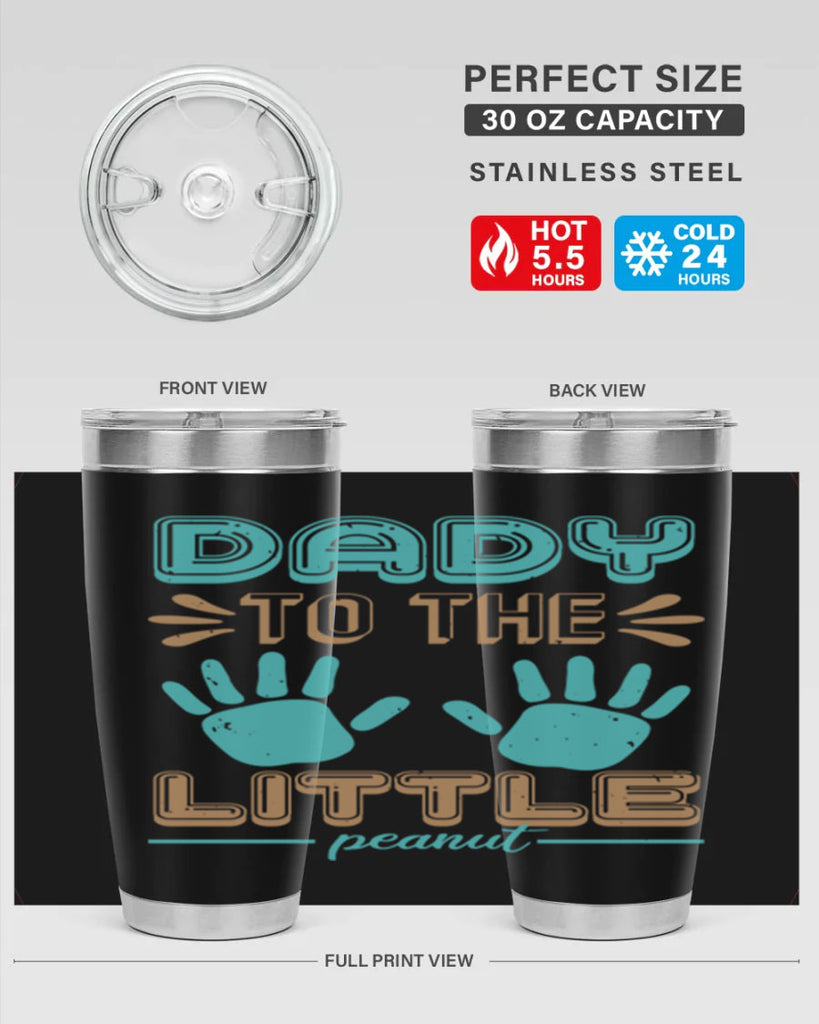 Dady to the little peanut Style 43#- baby shower- tumbler