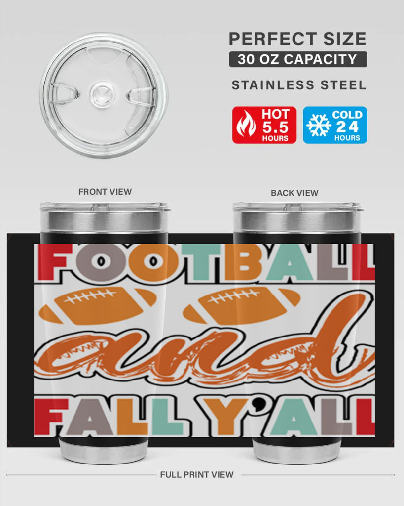 FootballandFallYall 186#- fall- Tumbler
