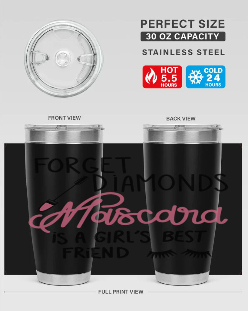 Forget Diamonds Mascara is a Girls Best Friend Style 100#- make up- Tumbler