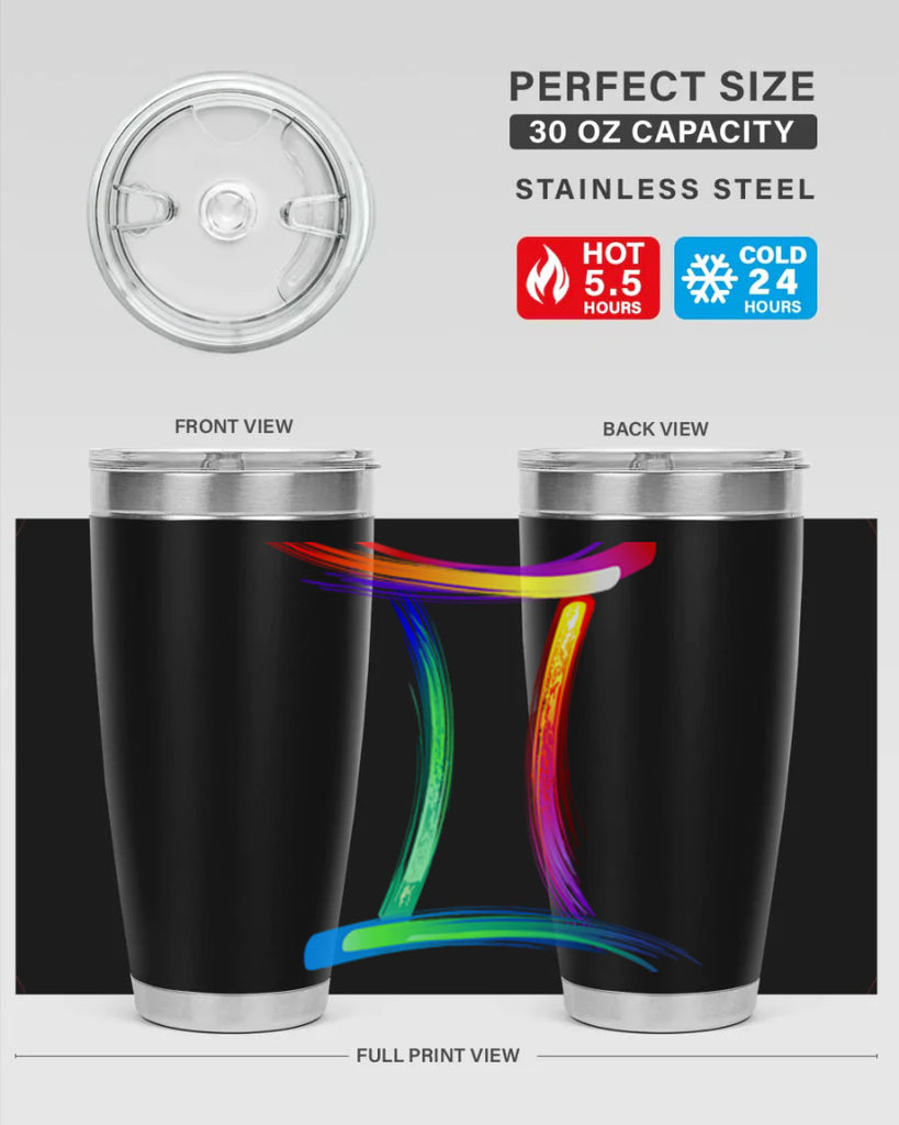 Gemini 222#- zodiac- Tumbler