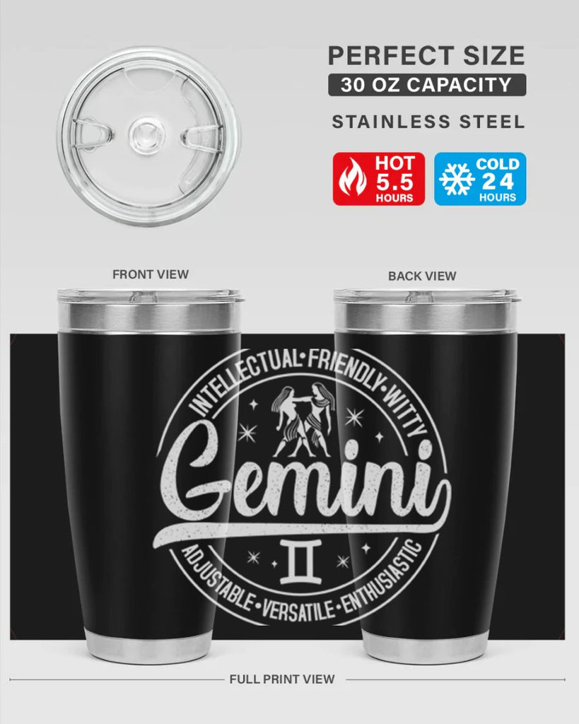 Gemini 226#- zodiac- Tumbler