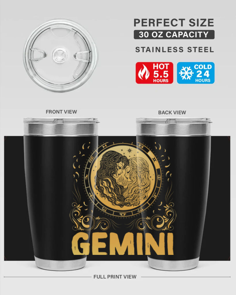 Gemini 234#- zodiac- Tumbler