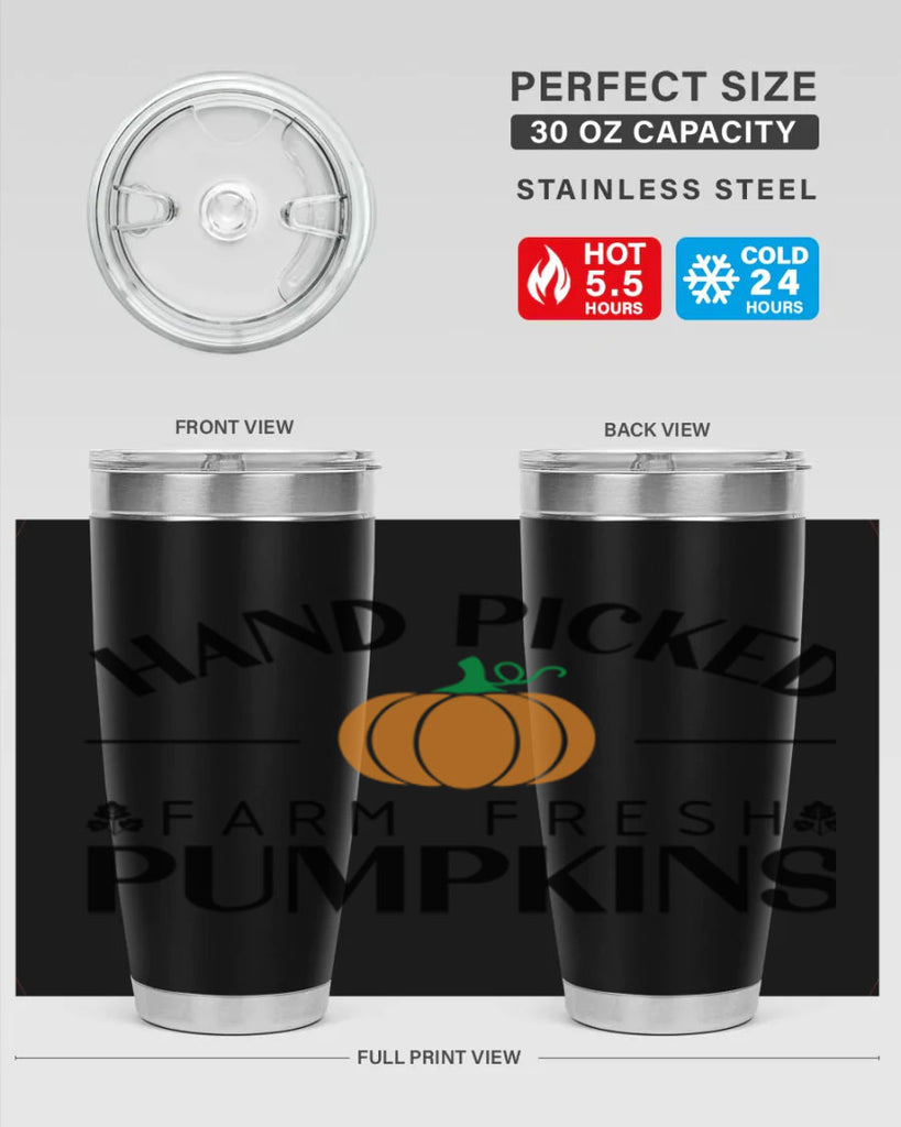 Hand Picked Farm Fresh Pumpkins 215#- fall- Tumbler